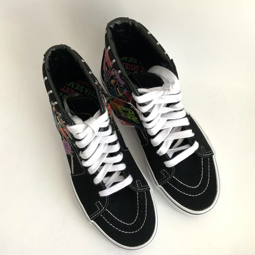 New Glow In The Dark Vans SK8-Hi Dia De Muertos 2022 Sneakers 7